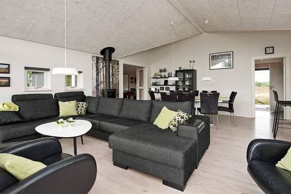 Ferienhaus Dänemark privat für 8 Personen Bolilmark - Wohnbereich